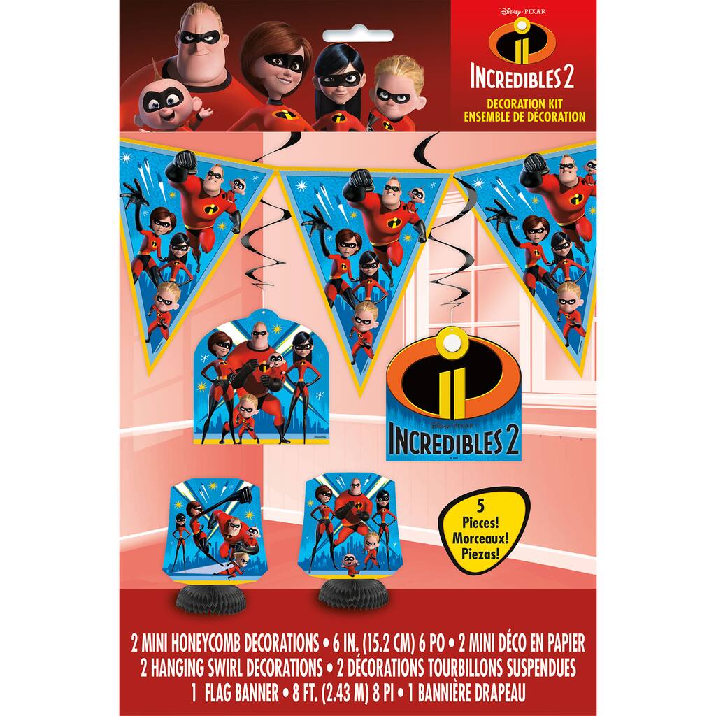 The Incredibles Party Decorations Kit The Incredibles Party Supplies